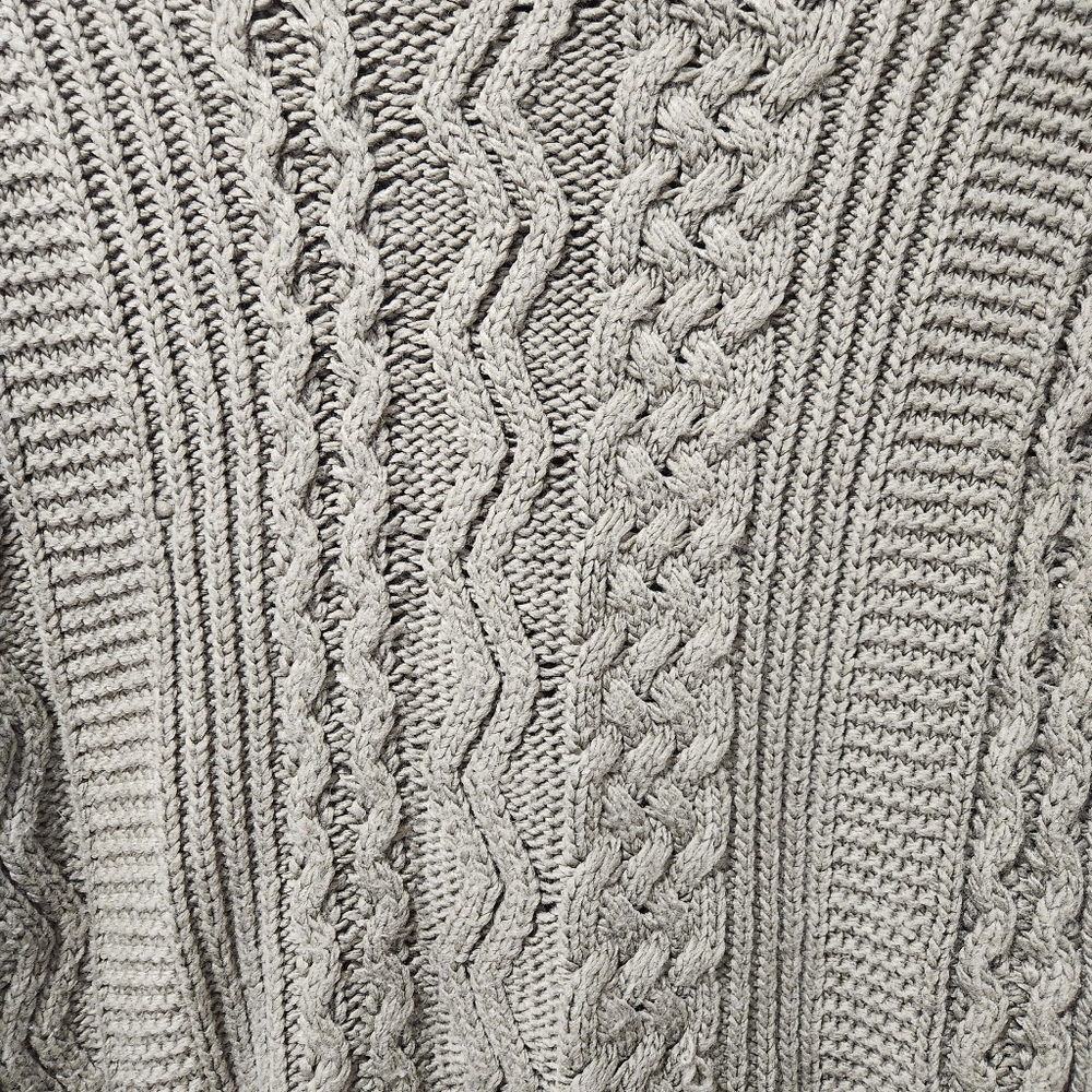 Garage Brown Cable Knit Sweater - Picture 2 of 5